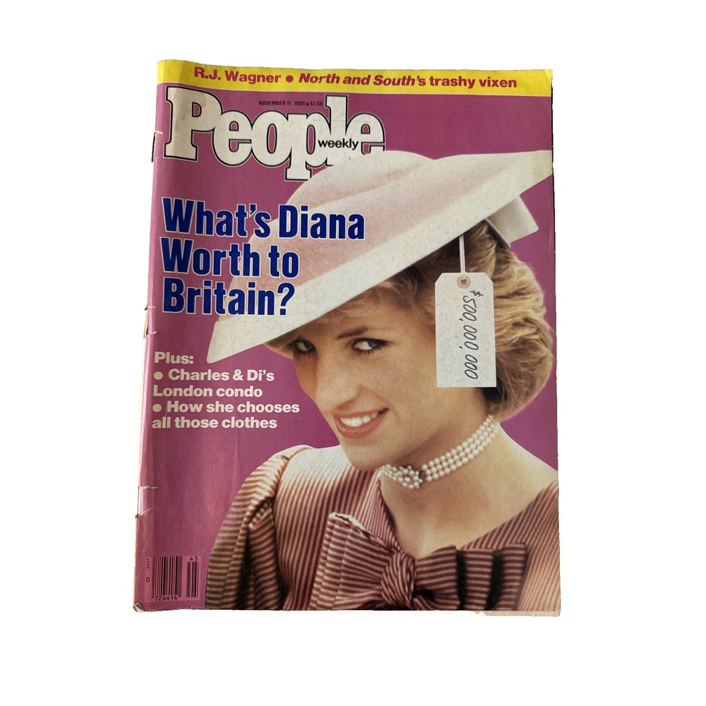 Vtg People Magazine Nov 11 1985 Princess Diana Royal Cover‎ 80s British Royal